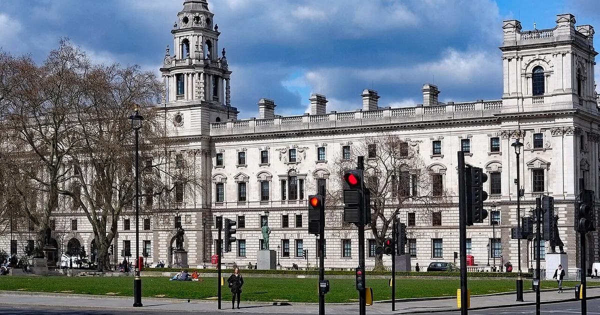Westminster, HM Treasury building