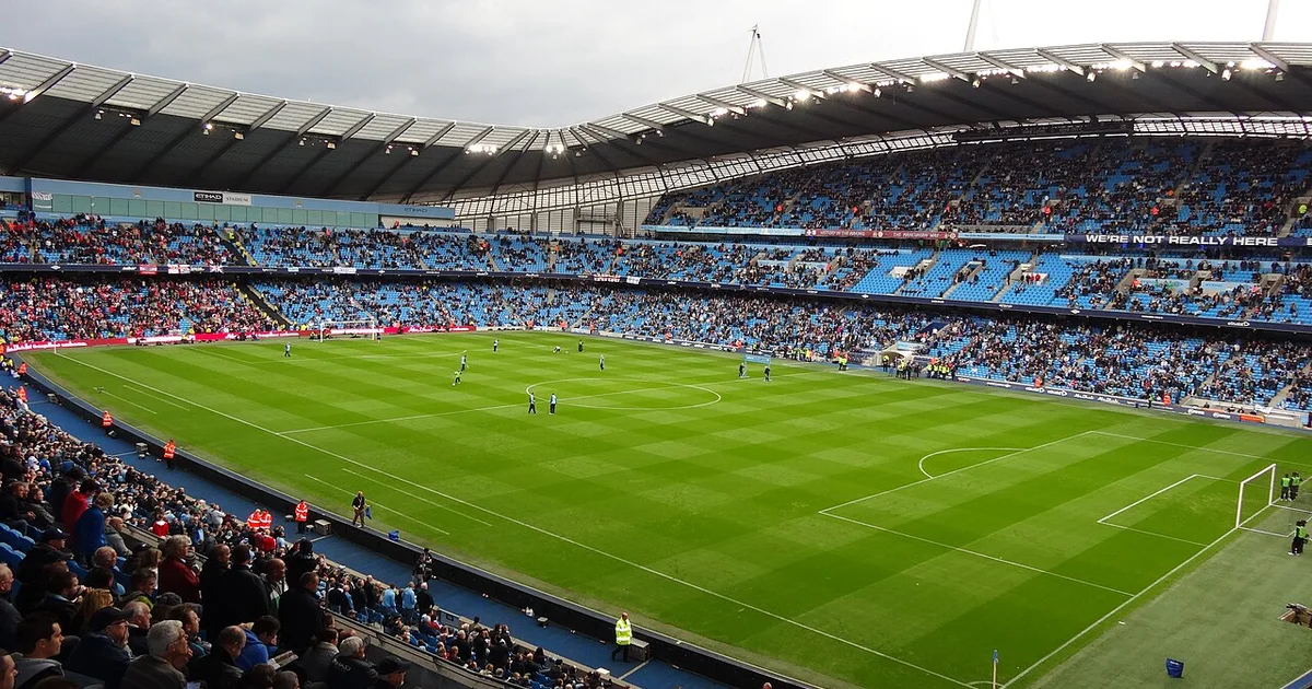 Manchester City's Etihad Stadium in Manchester